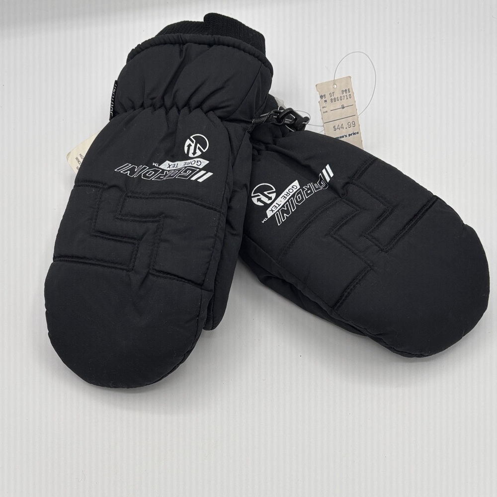 NWT! Gordini Black Insulated Mittens/Snowboarding Mittens/Skiing Size Small